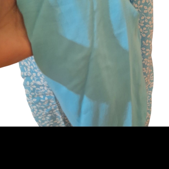 Draper James RSVP Women's Flutter Sleeve Dress Ladies Large Lined Blue Coquette - Picture 5 of 5